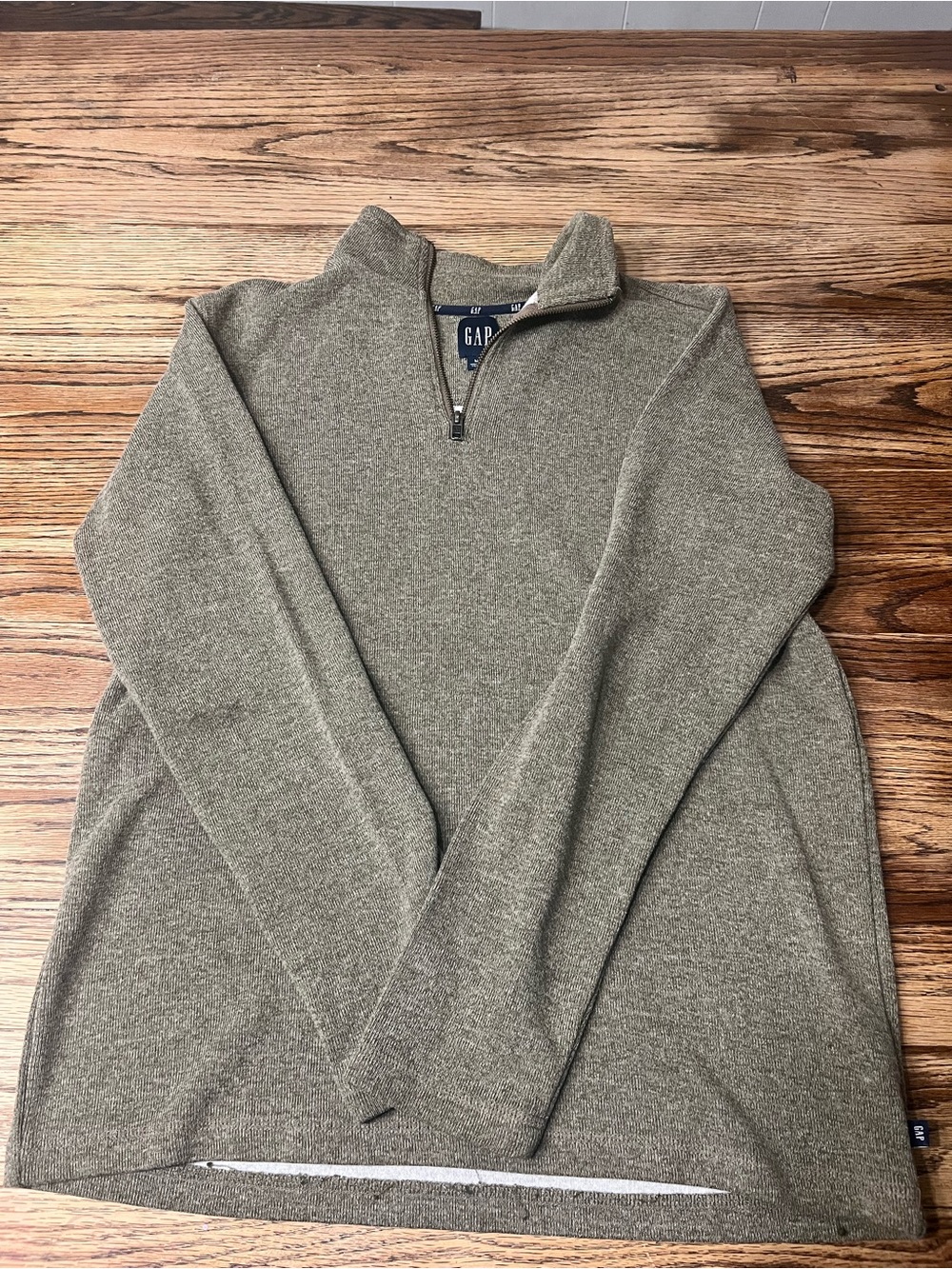 GAP Youth gray Half-Zip Sweater